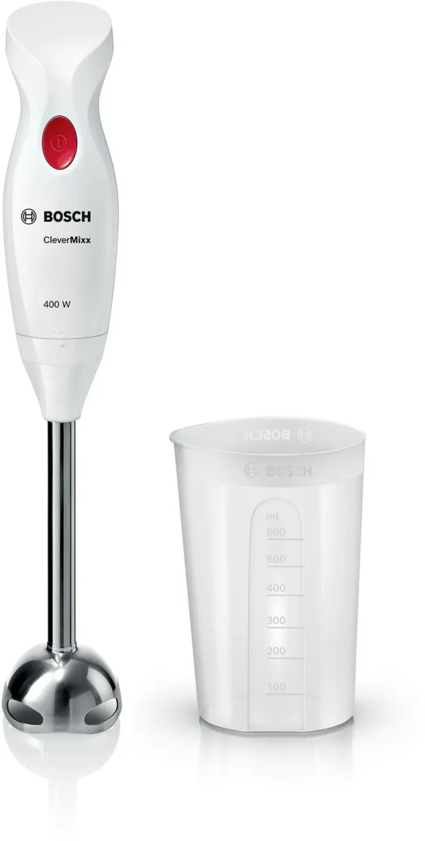Mixeur plongeant CleverMixx 400 W Blanc, rouge profond