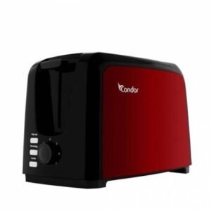Grille Pain condor 750W-Rouge-Noir