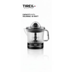 TIREXX Presse Agrumes Électrique - Noir  – 0.7L, 40W