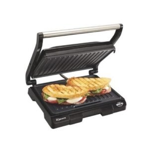 Panineuse & Grill robuste -1000 Watts - noir